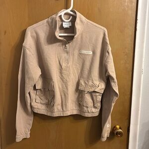 Champion beige cropped pullover